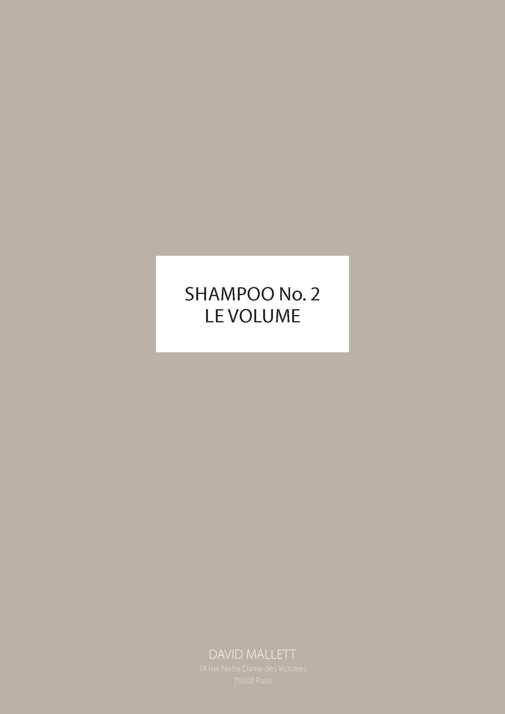 Shampoo No.2 LE VOLUME FR