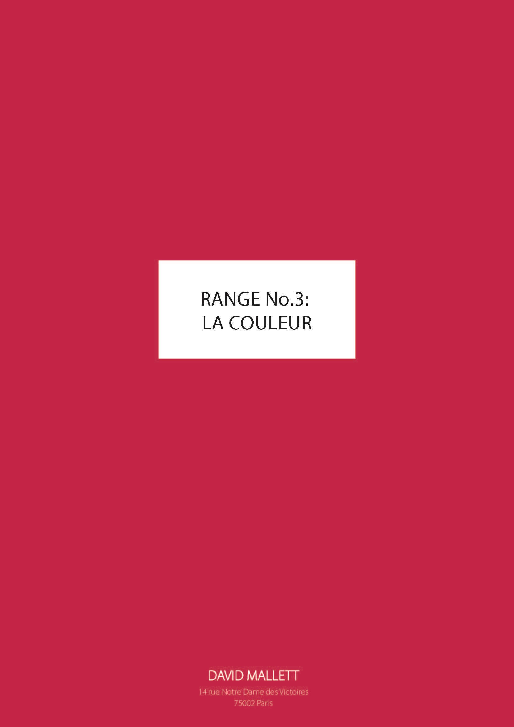 Gamme No.3 LA COULEUR FR